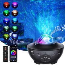 Led Yıldızlı Gökyüzü Projektörü, Bluetooth Ses Kontrolü, Müzik Hoparlörü, Yıldızlı Gökyüzü Led Diğer