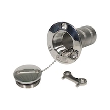 Su Dolum Kapağı 38mm Krom Tekne ve Karavan Su Dolum Ağzı