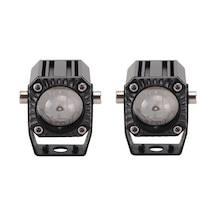 Space Offroad Sis Lambası 3.5cm Beyaz-sarı 10w 12-80v Set / Lass348