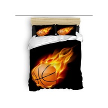 Basket 3d Çocuk Nevresim Takımı 160 240 Cm Antibakteriyel Organi