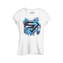Super Junior - Sj Beyaz Kadın Tshirt 001