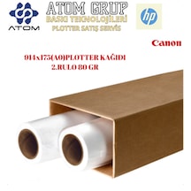 Atomplotter Premium 80g Pkopya Ozalit Kağıdı 91.4cmx175 Mt 2 Rulo