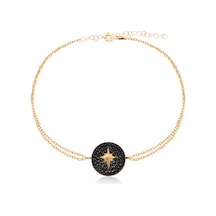 Emılıano Jewellery Silver 925 Ayar Yıldız Kolye Gümüş - Rose Gold