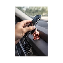 360 Derece Döner Manyetik Araba Telefon Tutucu, Rose Gold