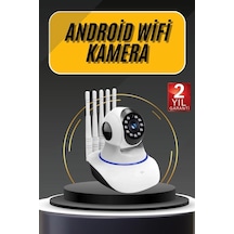 Zengemtx Akıllı Gece Görüşlü Sensörlü Wifi Kamera Telefondan Takip Edilebilir
