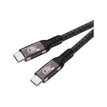 Type-c To Type-c Usb4 Pd Kablosu 240w 40gbps 8k 60hz 1 Metre Siyah Diğer