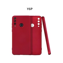 Newface Huawei Y6p Kılıf First Silikon - Bordo