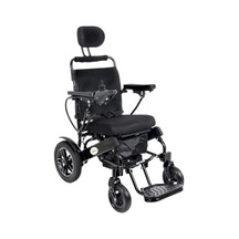 Creative Cr-6012 Lux Lityum Pilli Akülü Tekerlekli Sandalye Baş Destekli, Manuel Sırt Destekli