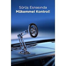 Torima Jx-052 Metal Manyetik Telefon Tutucu Güçlü Mıknatıslı, 360 Hareketli 1 Adet
