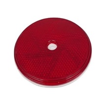 Yuvarlak Reflektör Delikli Kırmızı 8 Cm