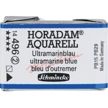 Schmincke : Horadam Aquarell Artist Sulu Boya : Tam Tablet : Seri 2 496 Ultramarine Blue