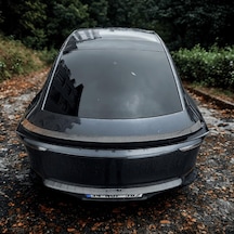 Tesla Model Y Juniper Pro Version Blow Parlak Karbon Fiber Görünüm Spoiler