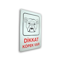 Metal İş Güvenliği Ve Uyarı Levhaları 25 36 Cm.dikkat Köpek Var