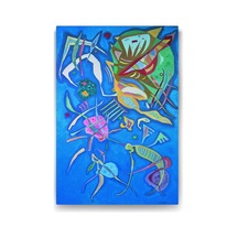 Kandinsky - Silent Harmony Tablosu - 70x100cm 7/8 Yaş