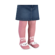 3133 Civil Baby Little One 6-18 Ay Bebek Kız Külotlu Çorap - Pembe