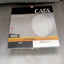 Cata 18 Watt Sıva Üstü Panel Beyaz