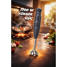 Yh-83 Çubuk El Blenderi Turbo Fonksiyonlu, Kolay Temizlenebilir Belirtilmemiş