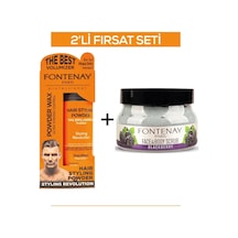 Fontenay Pudra Toz Wax Turuncu 20gr+face And Body Peeling Scrub Yüz Maskesi Böğürtlen 350ml 2'li Set