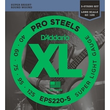Daddario EPS220-5 5 Telli Bas Gitar Teli (40-125)