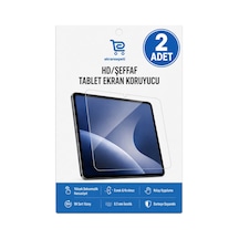 Huaweı Matepad Pro 12.6 İnç 2021 Uyumlu 2'li Paket Şeffaf 9h Nano Kırılmaz Tablet Ekran Koruyucu