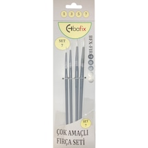 Bafix Fırça Seti Set-7 Sap Gri 1-3-5-7 4 Lü Bfx-fır70907