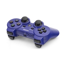 Mavi Renkli Bluetooth Gamepad Ps3 Uyumlu Oyun Kontrol Cihazı