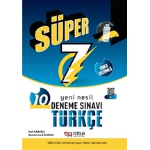 Nitelik Yayınları Süper 7. Sınıf Türkçe 10 Deneme Sınavı