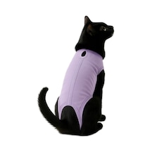 Kedi Ve Köpek Kıyafeti & Elbisesi Lila Medikal Veteriner Çıkışı Tulum Bej S