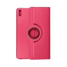 Sh Huawei Matepad Se 11 Kılıf 360 Tablet Deri Kılıf - Pembe Najmaddin Diğer