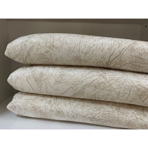Krem Süngerli Kaymaz Taban Koltuk Çekyat Örtüsü
