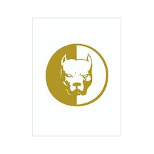 Pitbull Sticker 15 15 Cm - Oto Sticker - Araba Çıkartma Araba Sticker Çeşitleri