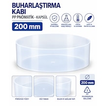 Buharlaştırma Kabı Pp Pnömatik - Kapsül 200 Mm