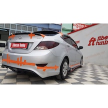 Hyundai Blue Arka Tampon Eki --fibersan Tuning