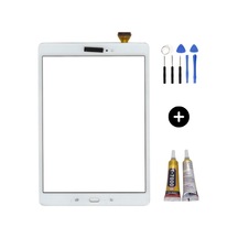 Samsung Galaxy Tab A Sm-t555 Uyumlu A Kalite Dokunmatik Beyaz + Montaj Seti