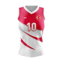 Acr Giyim Voleybol Forması Star Model - Kişiye Özel İsim Ve Numara Yazılabilir, Dijital Baskı Tasarım Tek Üst Pembe