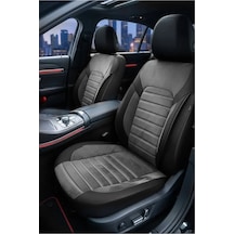 Fiat Egea 2017 2025 Uyumlu Kumaş Alcantara Oto Koltuk Kılıfı Füme