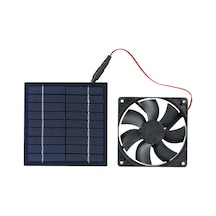 Samdoo Evcil Hayvan Soğutucu Solar Fan Seti - Ip65 Su Geçirmez, Taşınabilir Ve Kolay Kurulum