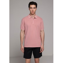 Colin's Colins Regular Fit Polo Yaka Düz Erkek Pembe Kısa Kol Tişört Cl1080995 Q1.v1 Dup