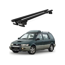 Venüs Mitsubishi Chariot 1997-2003 Uyumlu Siyah Ara Atkı Port Bagaj Tavan Barı