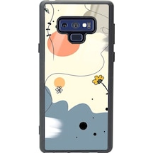 Samsung Uyumlu Note 9 Nude Papatya Tasarımlı Glossy Telefon Kılıfı Çok Renkli