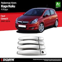 S-Dizayn Opel Corsa D Krom Kapı Kolu 4 Kapı 2007-2014
