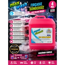 Max&wash 4 Kg Fırçasız Süngersiz Oto Yıkama Şampuanı 1/60 Konsantre Yoğun Köpük Boya Dostu Profesyonel Araç Yıkama Ürünü