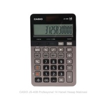 Casio Js-40b Profesyonel 14 Hane Masa Üstü Hesap Makinesi Beyaz