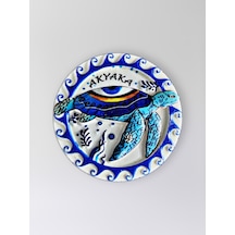 Amasra Polyester Kabartmalı Kaplumbağalı Magnet 7 Cm Dekoratif Hediyelik Buzdolabı Süsü Kod:1300