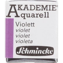 Schmincke Akademie Aquarell Yarım Tablet Sulu Boya 440 Violet