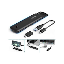 Fideco M.2 NVME USB C SSD USB 3.1 Gen 2 10 Gbps Enclosure Adaptör