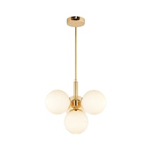Özüm 4'lü Camlı Avize 3083-q76-0w-er Gold