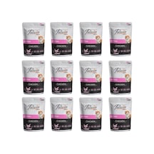 Pouch Yaş Kedi Maması, Tavuklu, Tahılsız, Yavru Kedi 12 X 85 Gr