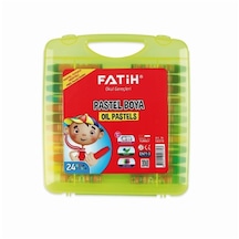 Fatih King Size Plastik Çantalı Pastel Boya 24 Renk