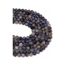 6 Mm Faset Lapis Taşı Dizi Lacivert